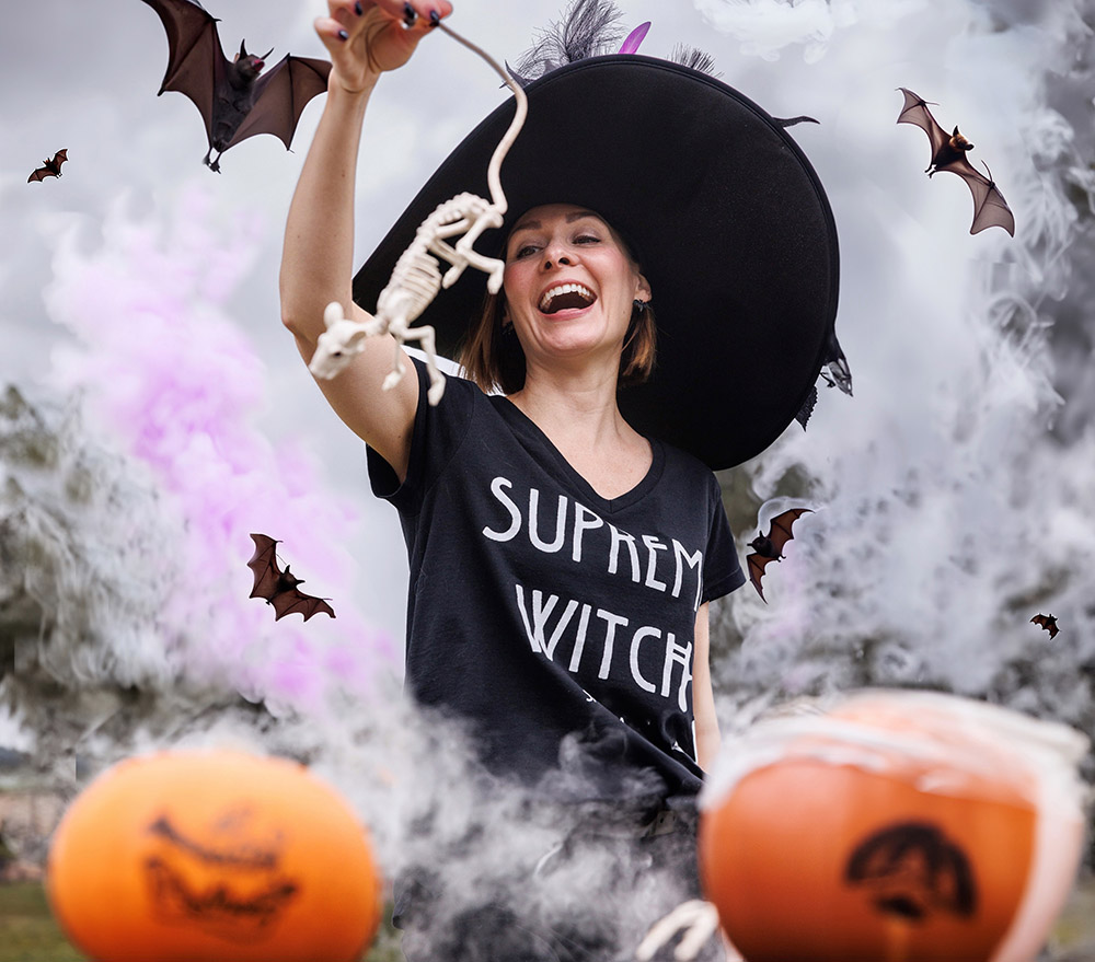 Witch photo shoot