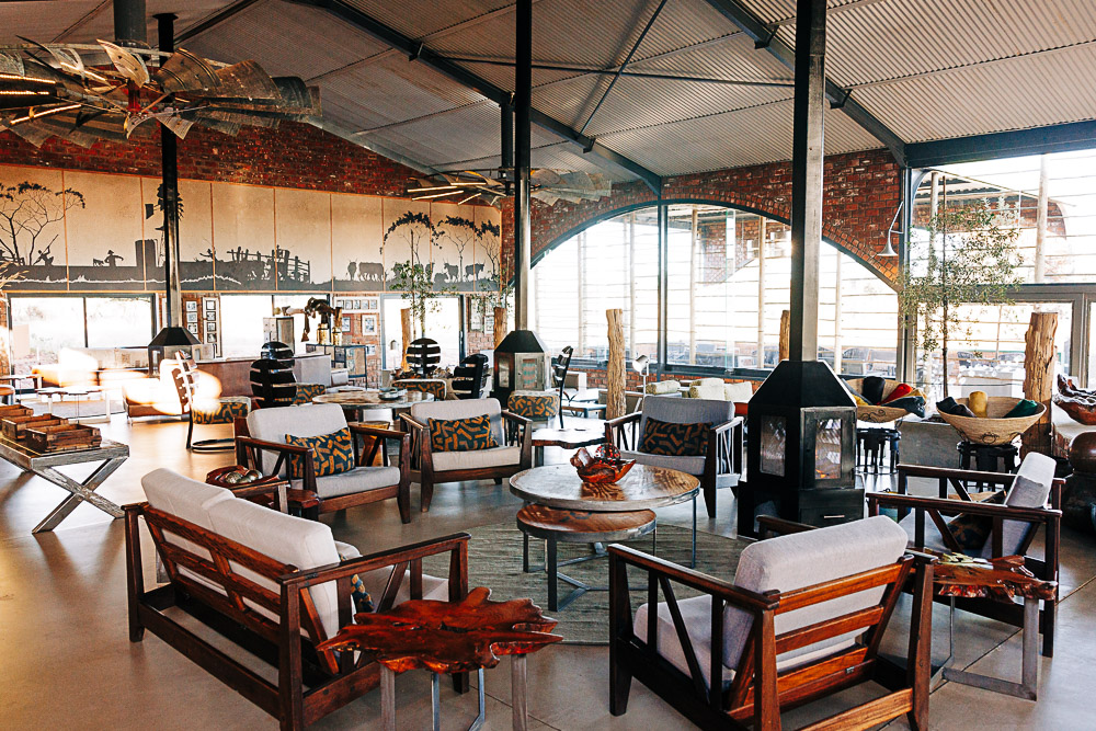On safari in Africa: Okonjima Lodge in Namibia