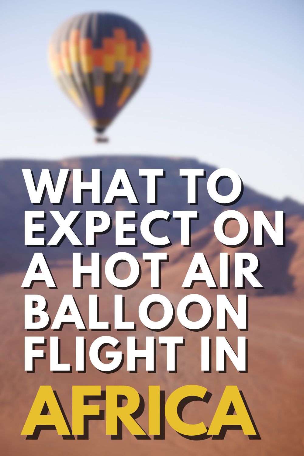 A hot air balloon ride in Namibia: views over the Sossusvlei Desert