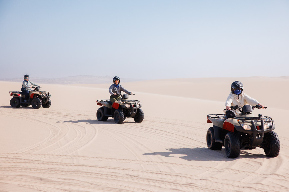 Quad Biking in Namibia on the Skeleton Coast
