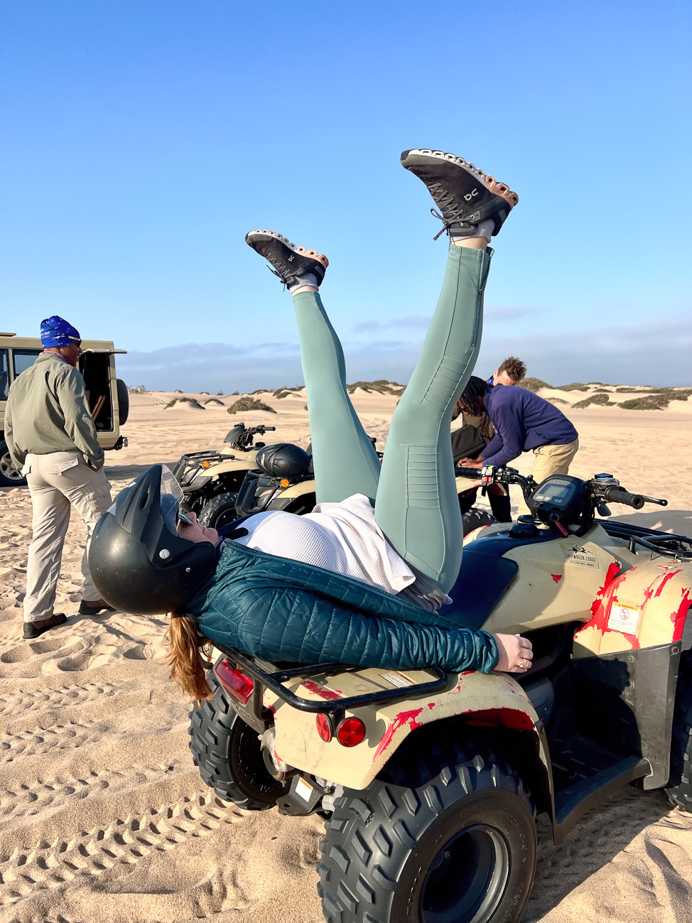 Quad Biking in Namibia on the Skeleton Coast