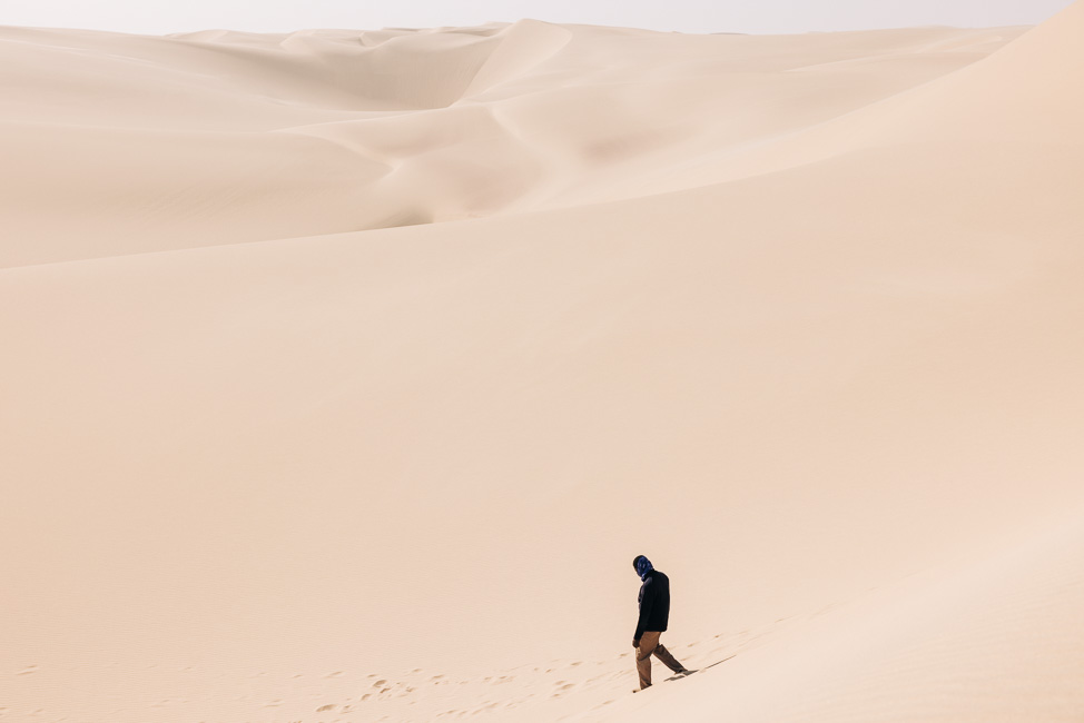 Sandboarding in Namibia's Skeleton Coast