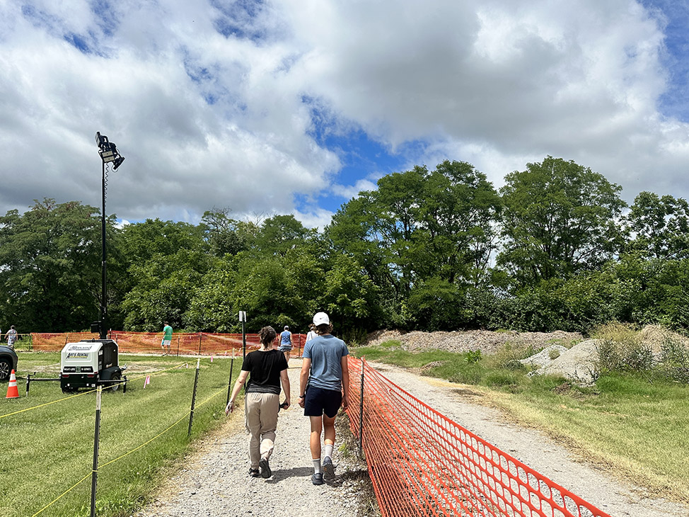 Parking area at the Cincy Open