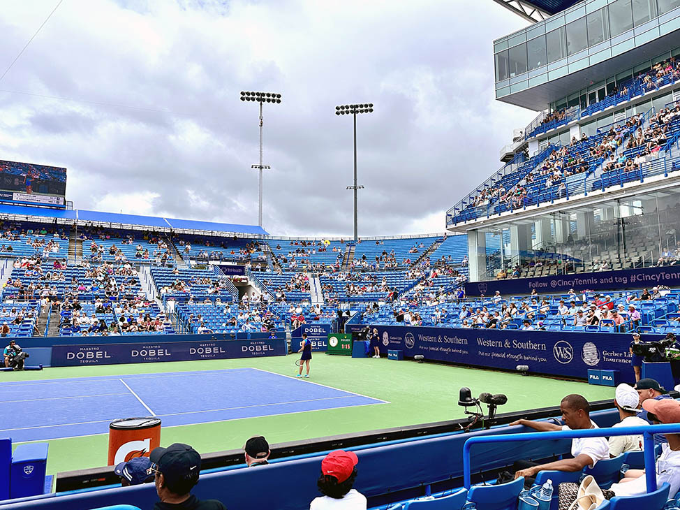 Going on a tennis vacation to the Cincy Open