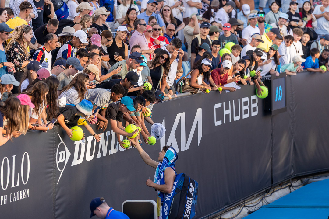 Grounds passes at the Australian Open