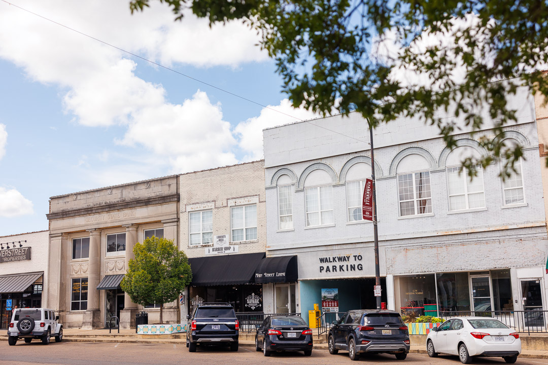Downtown Starkville Mississippi's Main Street