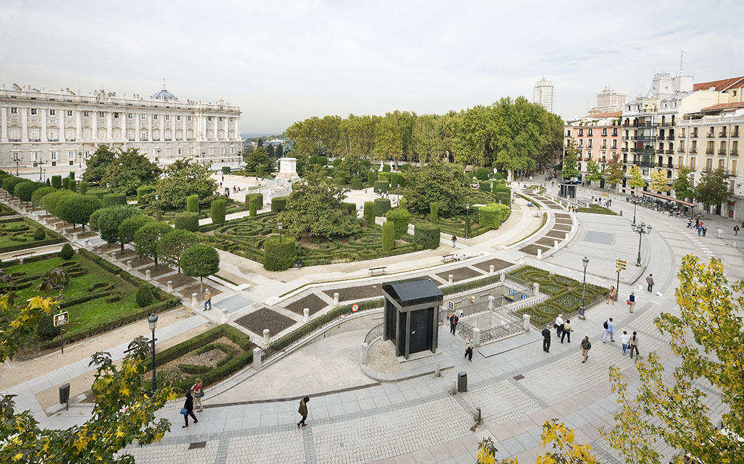 Stroll around Plaza Oriente, one of the top free things to do in Madrid